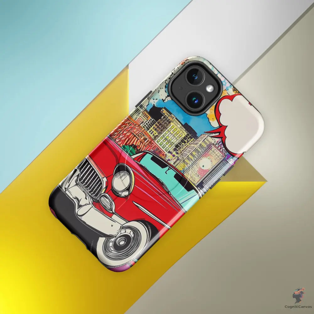 Pop Machine – The City Runs on Style - MagSafe® tough case for iPhone® CognitiCanvas