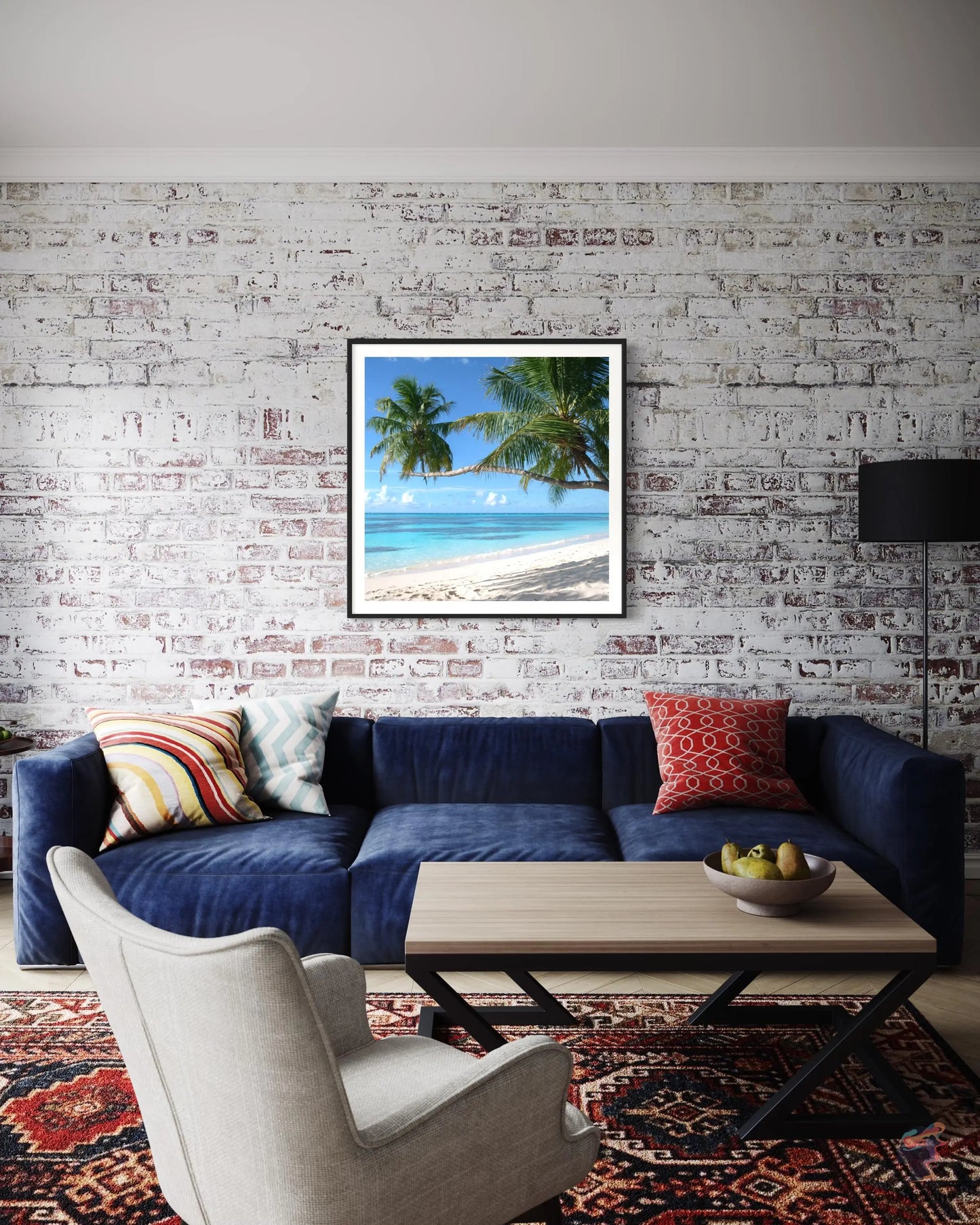 High-quality digital beach art by CognitiCanvas - AI-generated design