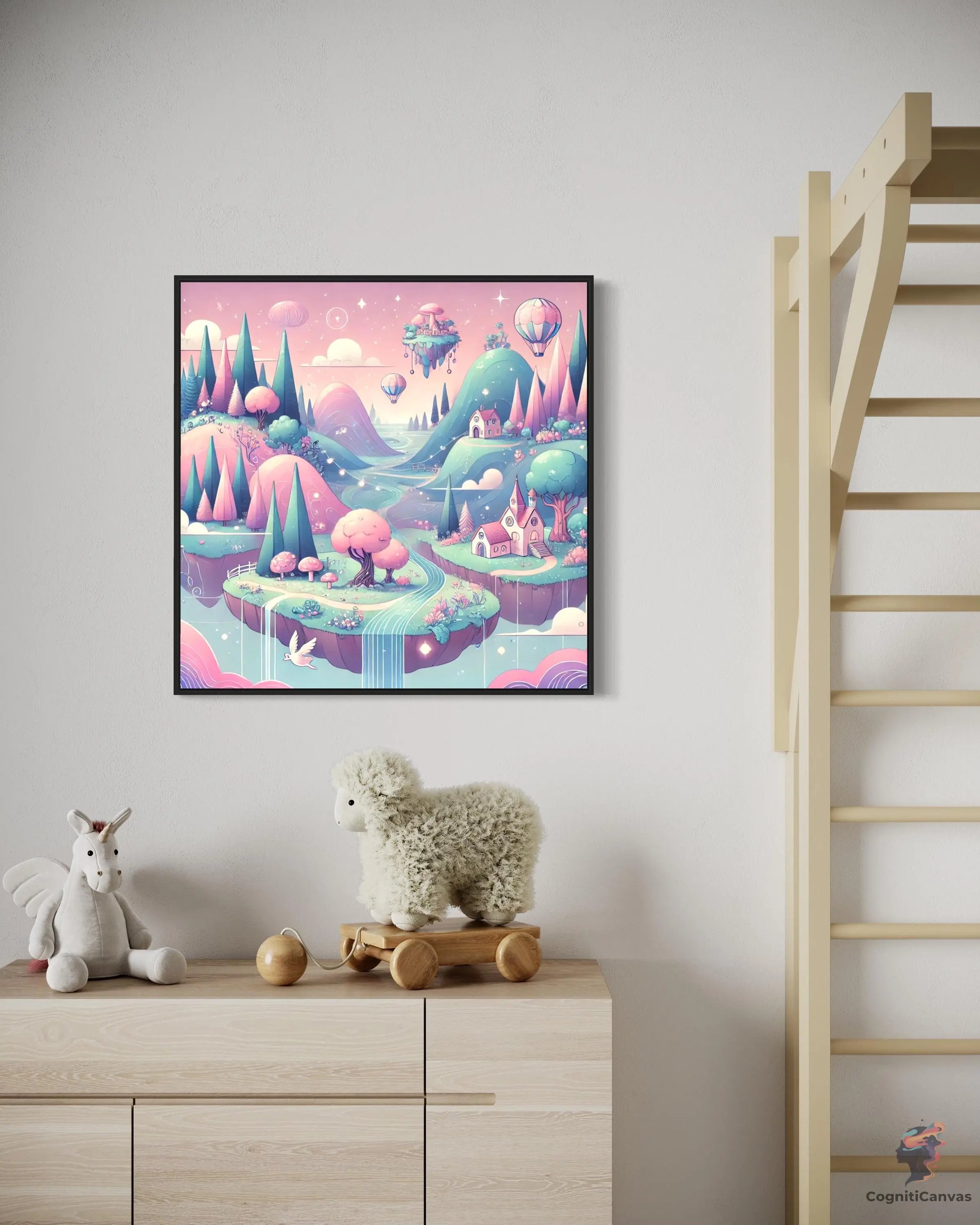 Dreamy Fantasy Landscape Art Print - Enchanted Digital Download CognitiCanvas