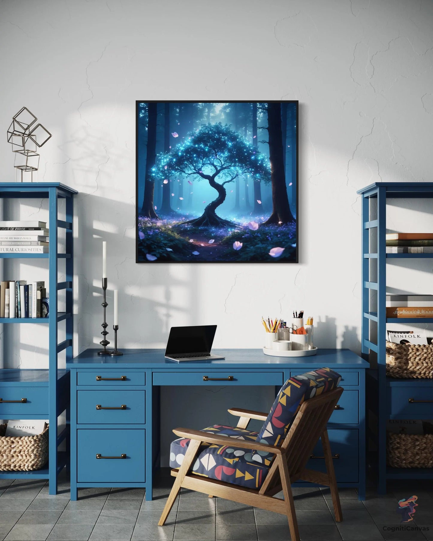 Ethereal Glow | Modern Digital Wall Art CognitiCanvas