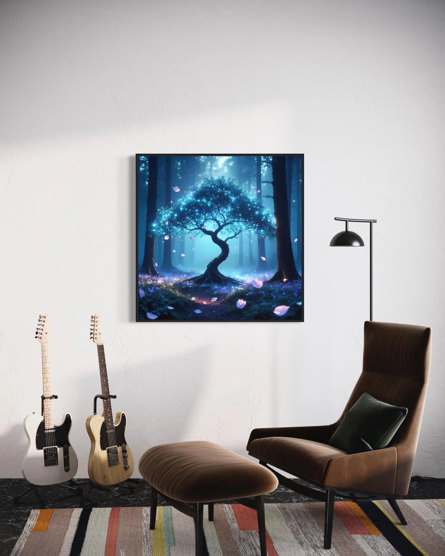 Ethereal Glow | Modern Digital Wall Art CognitiCanvas