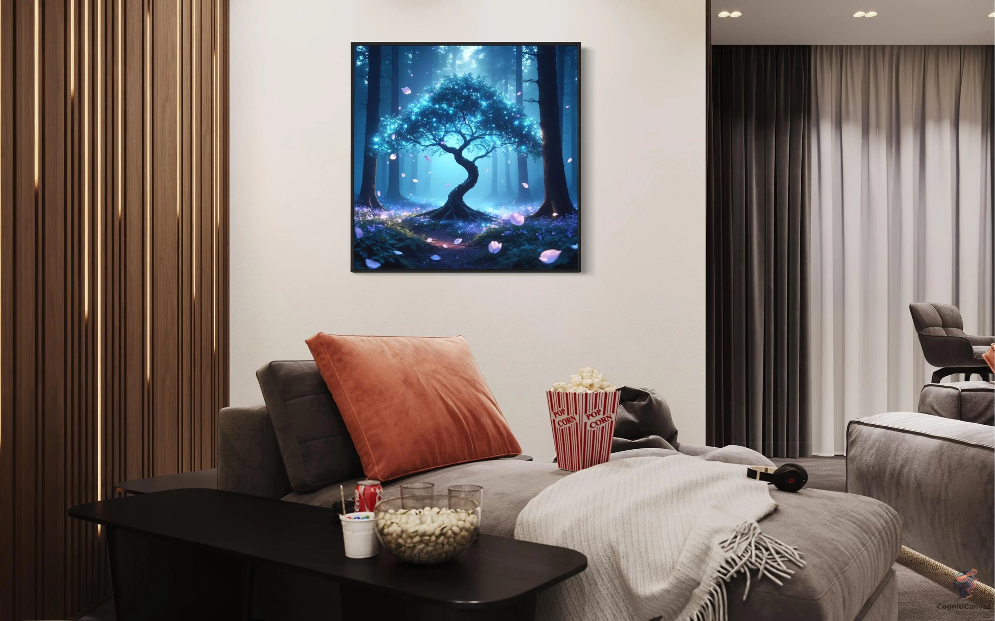 Ethereal Glow | Modern Digital Wall Art CognitiCanvas