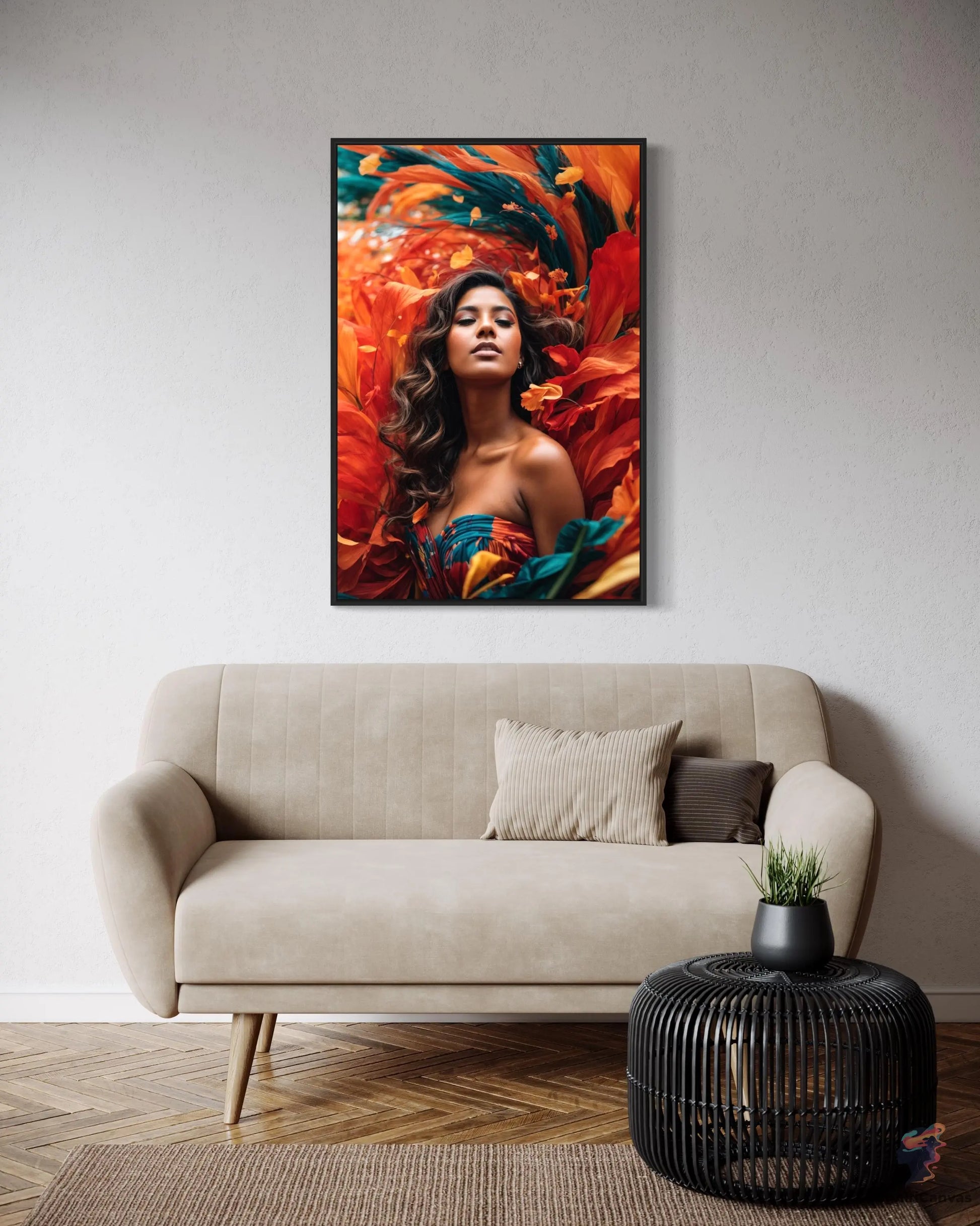 Madre de la Vida Digital Wall Art  Spiritual Latin Motherhood Art  Printable Artwork for Meditation, Home Decor, or Gifts CognitiCanvas