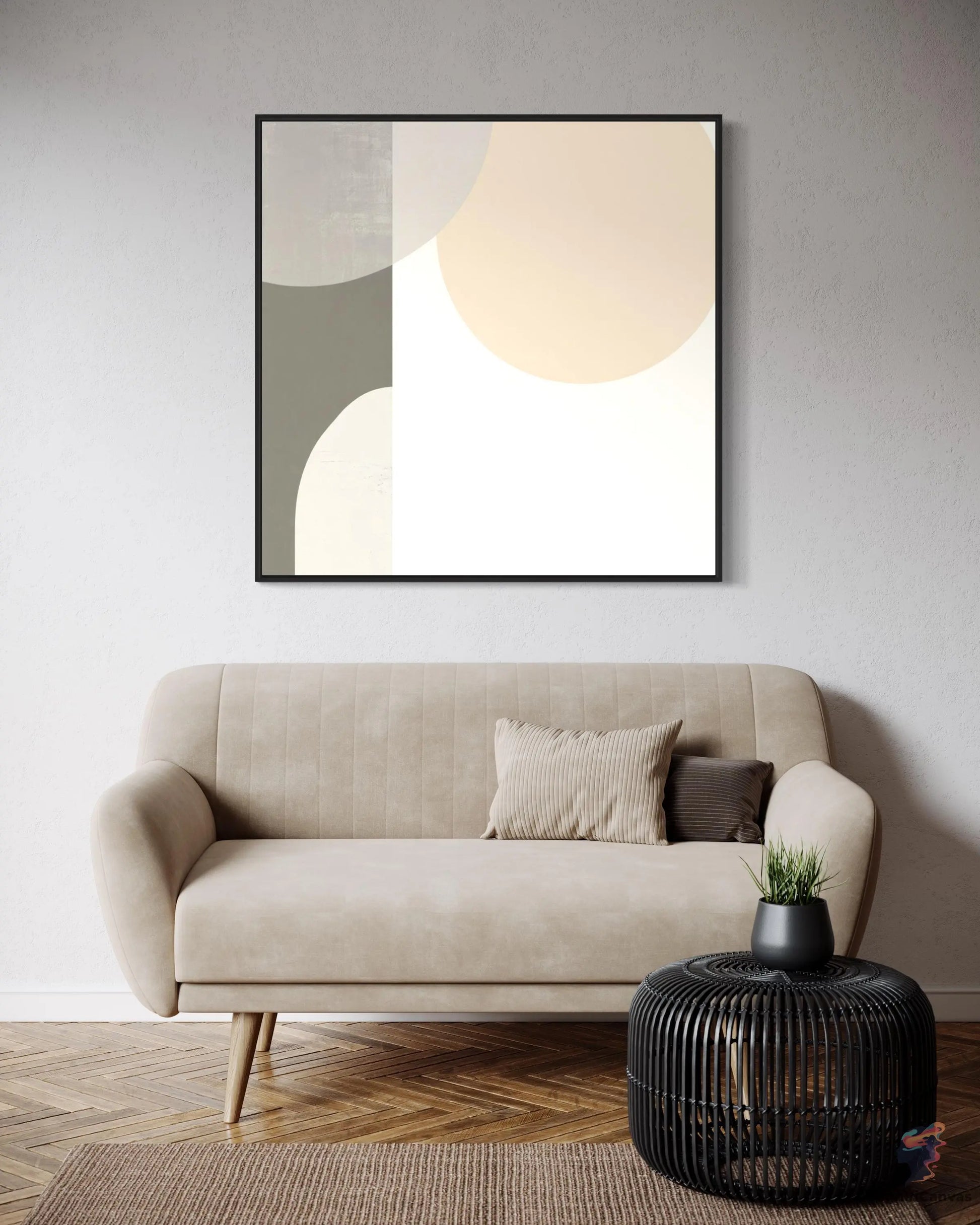 Minimalist Geometric Abstract Art - Modern Home Décor | Minimalist Abstract Art CognitiCanvas