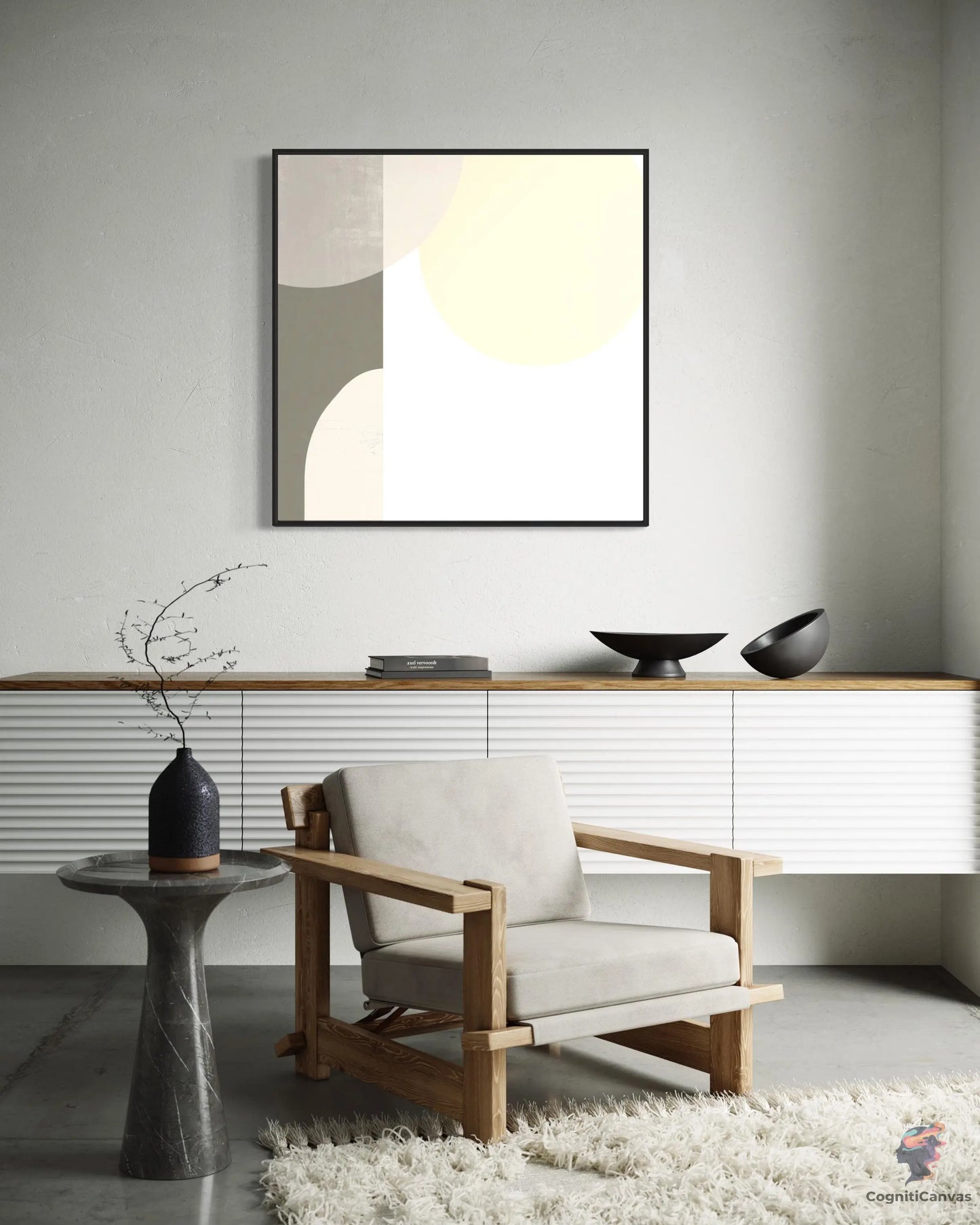 Minimalist Geometric Abstract Art - Modern Home Décor | Minimalist Abstract Art CognitiCanvas