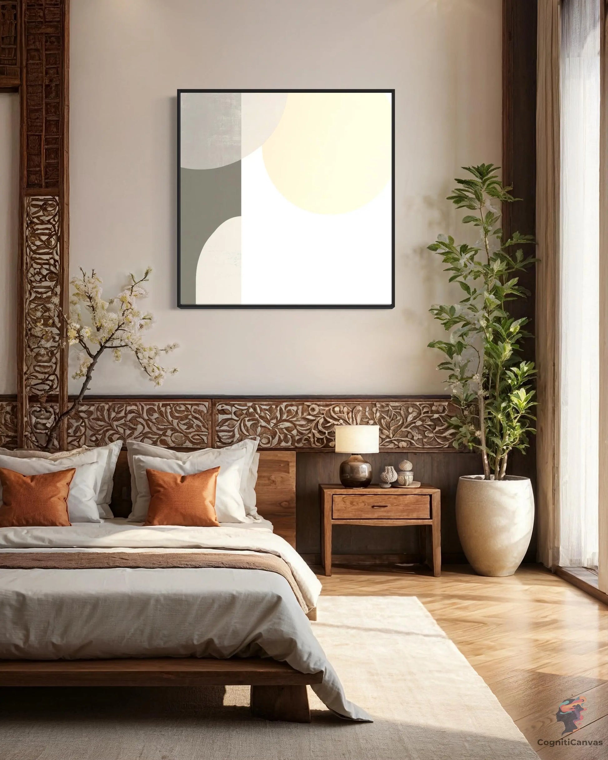 Minimalist Geometric Abstract Art - Modern Home Décor | Minimalist Abstract Art CognitiCanvas