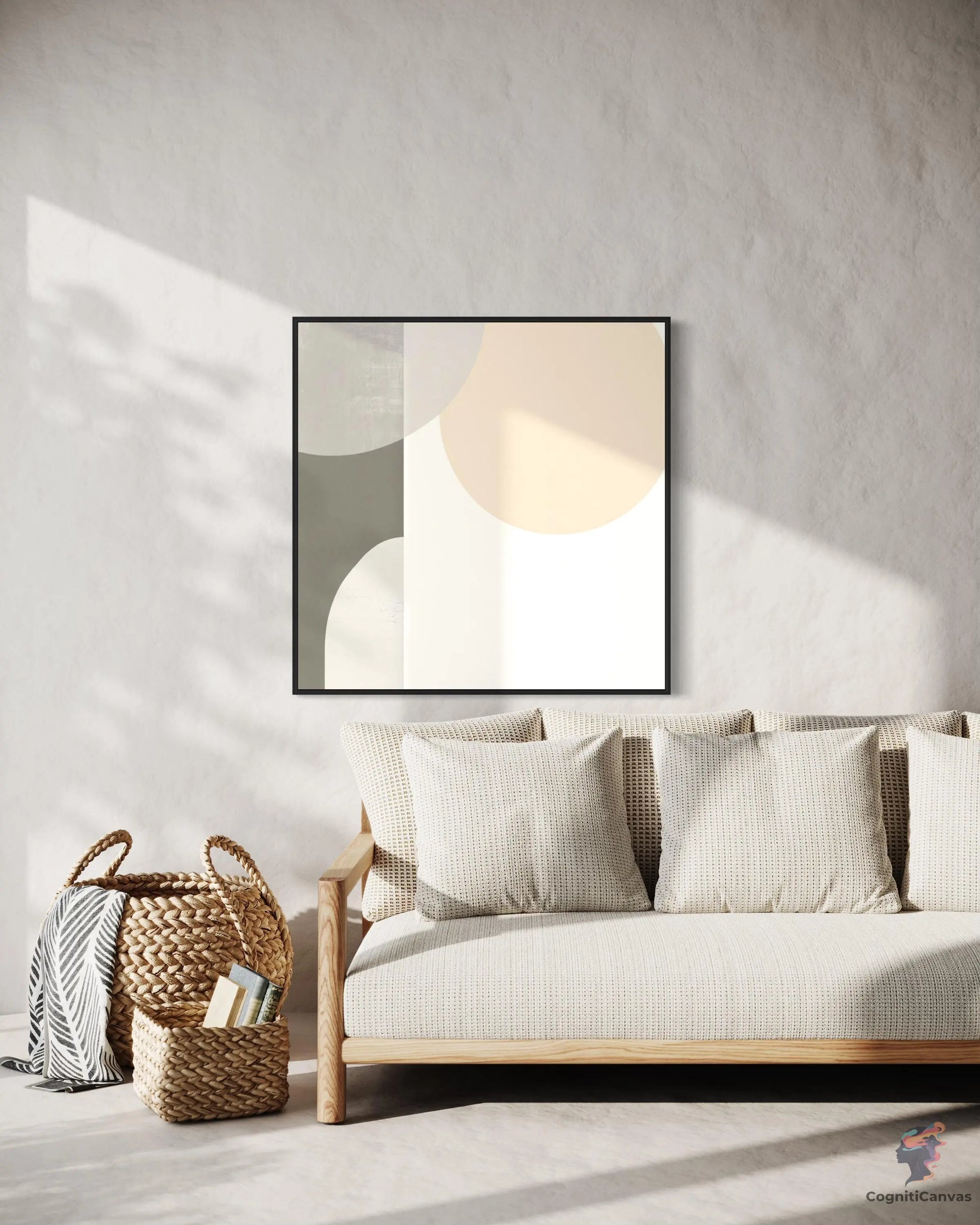 Minimalist Geometric Abstract Art - Modern Home Décor | Minimalist Abstract Art CognitiCanvas