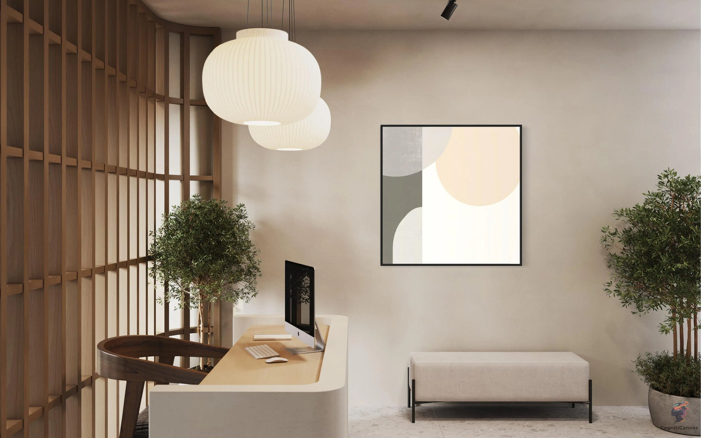 Minimalist Geometric Abstract Art - Modern Home Décor | Minimalist Abstract Art CognitiCanvas