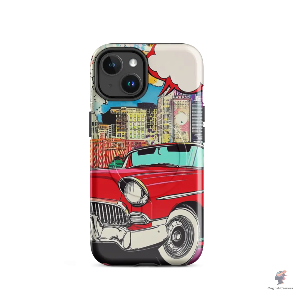 Pop Machine – The City Runs on Style - MagSafe® tough case for iPhone® CognitiCanvas