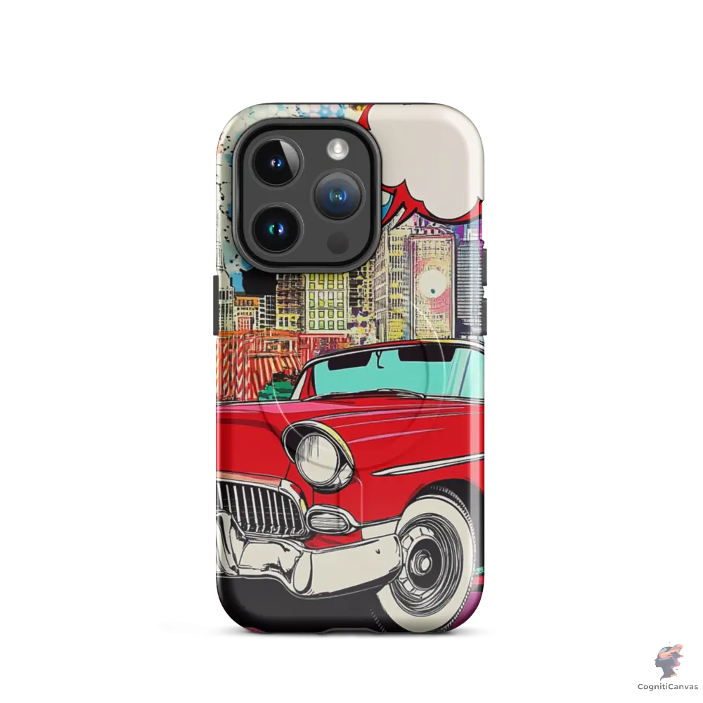 Pop Machine – The City Runs on Style - MagSafe® tough case for iPhone® CognitiCanvas
