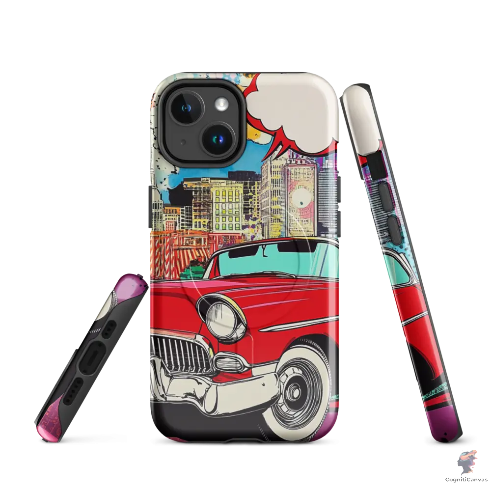 Pop Machine – The City Runs on Style - MagSafe® tough case for iPhone® CognitiCanvas