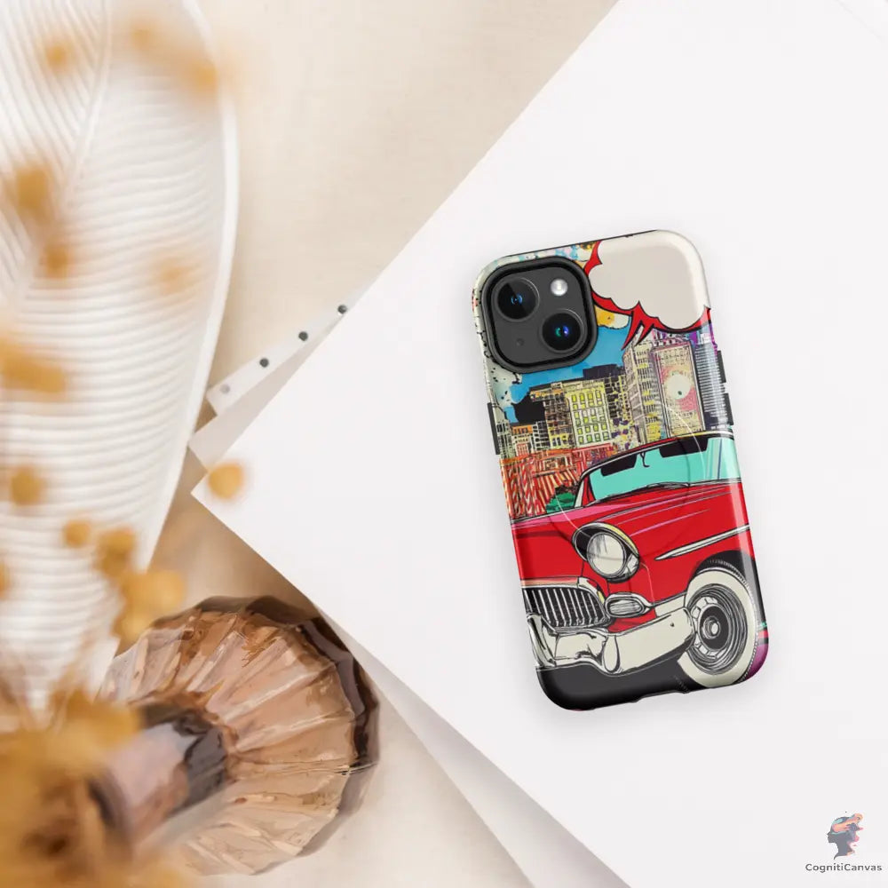 Pop Machine – The City Runs on Style - MagSafe® tough case for iPhone® CognitiCanvas