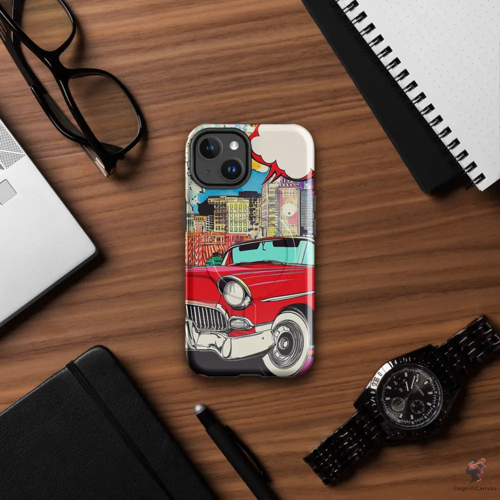 Pop Machine – The City Runs on Style - MagSafe® tough case for iPhone® CognitiCanvas