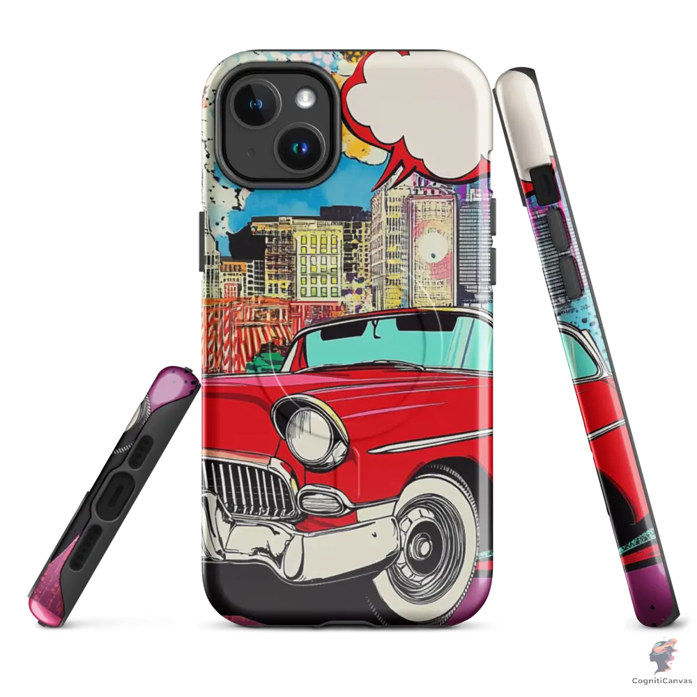 Pop Machine – The City Runs on Style - MagSafe® tough case for iPhone® CognitiCanvas