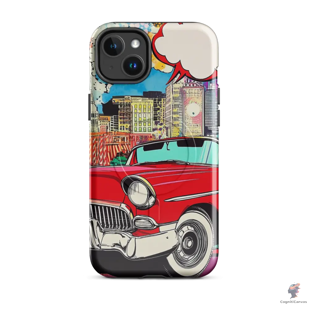 Pop Machine – The City Runs on Style - MagSafe® tough case for iPhone® CognitiCanvas