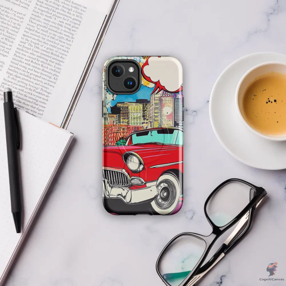 Pop Machine – The City Runs on Style - MagSafe® tough case for iPhone® CognitiCanvas