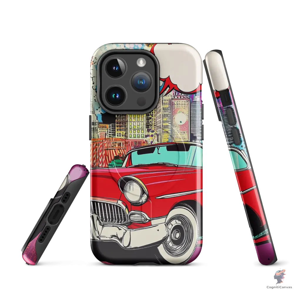 Pop Machine – The City Runs on Style - MagSafe® tough case for iPhone® CognitiCanvas