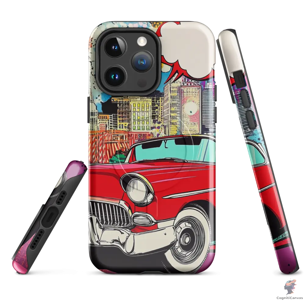 Pop Machine – The City Runs on Style - MagSafe® tough case for iPhone® CognitiCanvas