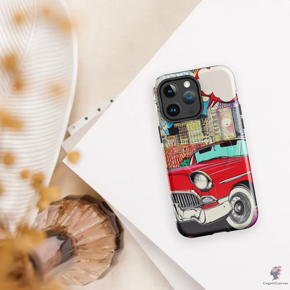 Pop Machine – The City Runs on Style - MagSafe® tough case for iPhone® CognitiCanvas