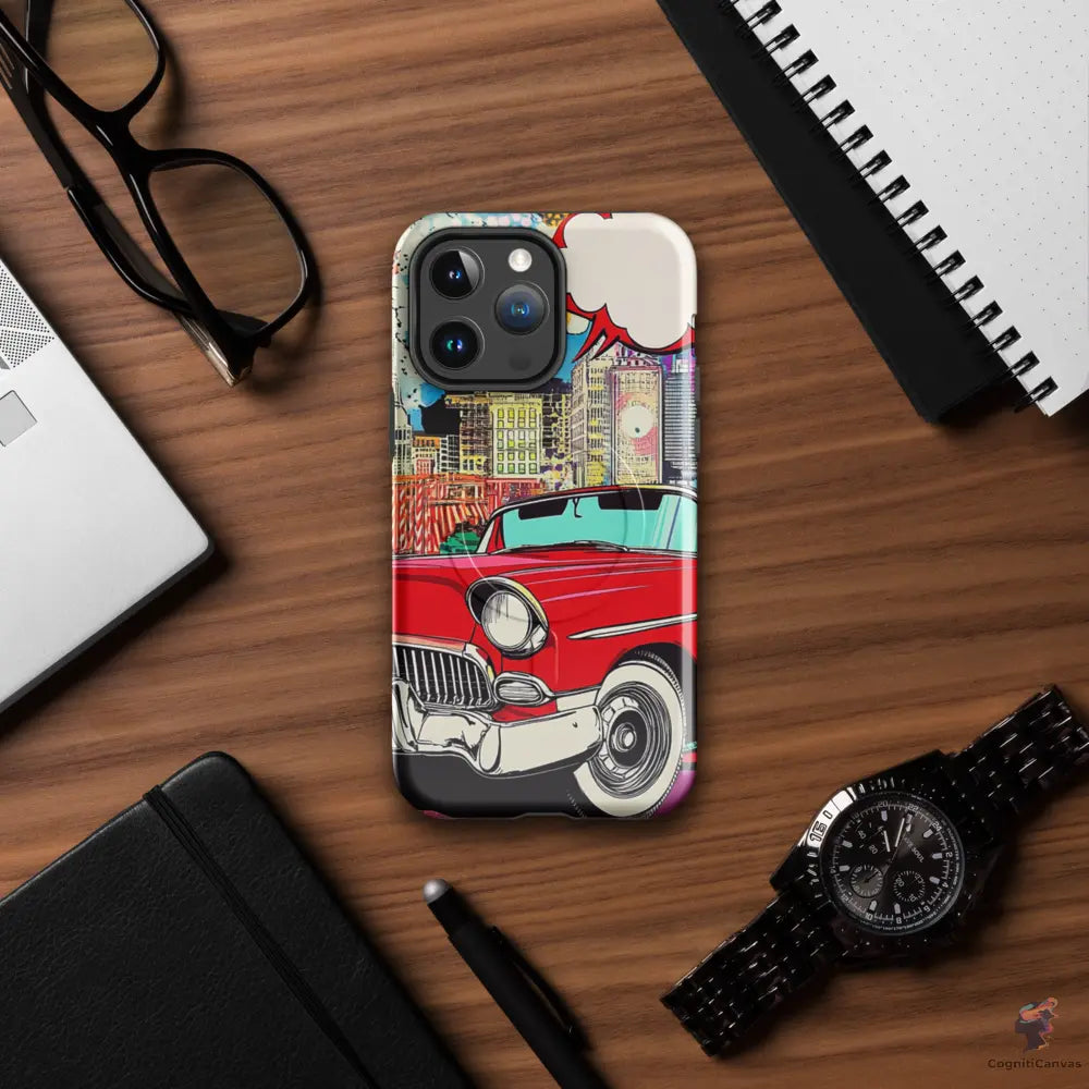Pop Machine – The City Runs on Style - MagSafe® tough case for iPhone® CognitiCanvas