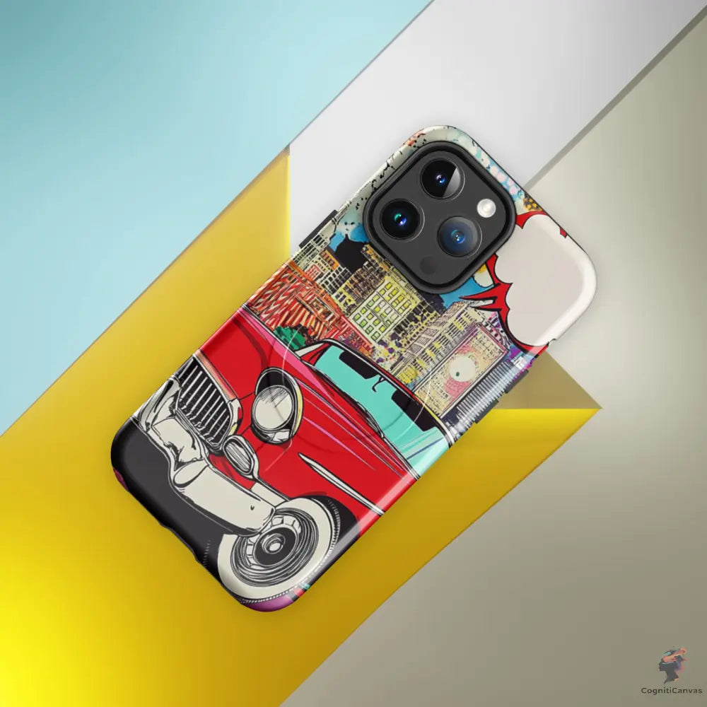 Pop Machine – The City Runs on Style - MagSafe® tough case for iPhone® CognitiCanvas