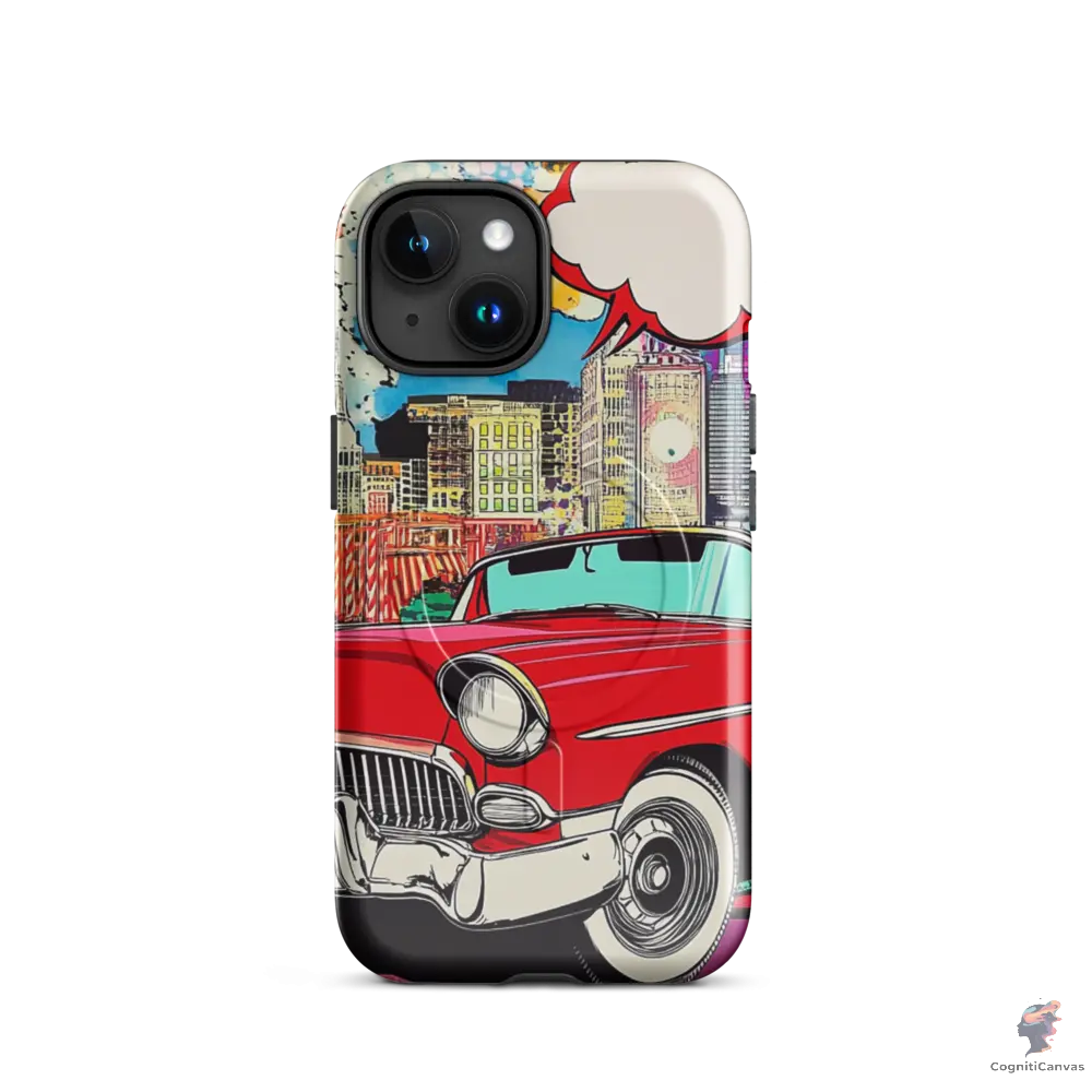Pop Machine – The City Runs on Style - MagSafe® tough case for iPhone® CognitiCanvas