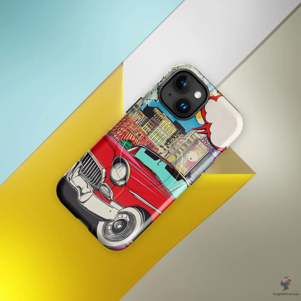 Pop Machine – The City Runs on Style - MagSafe® tough case for iPhone® CognitiCanvas