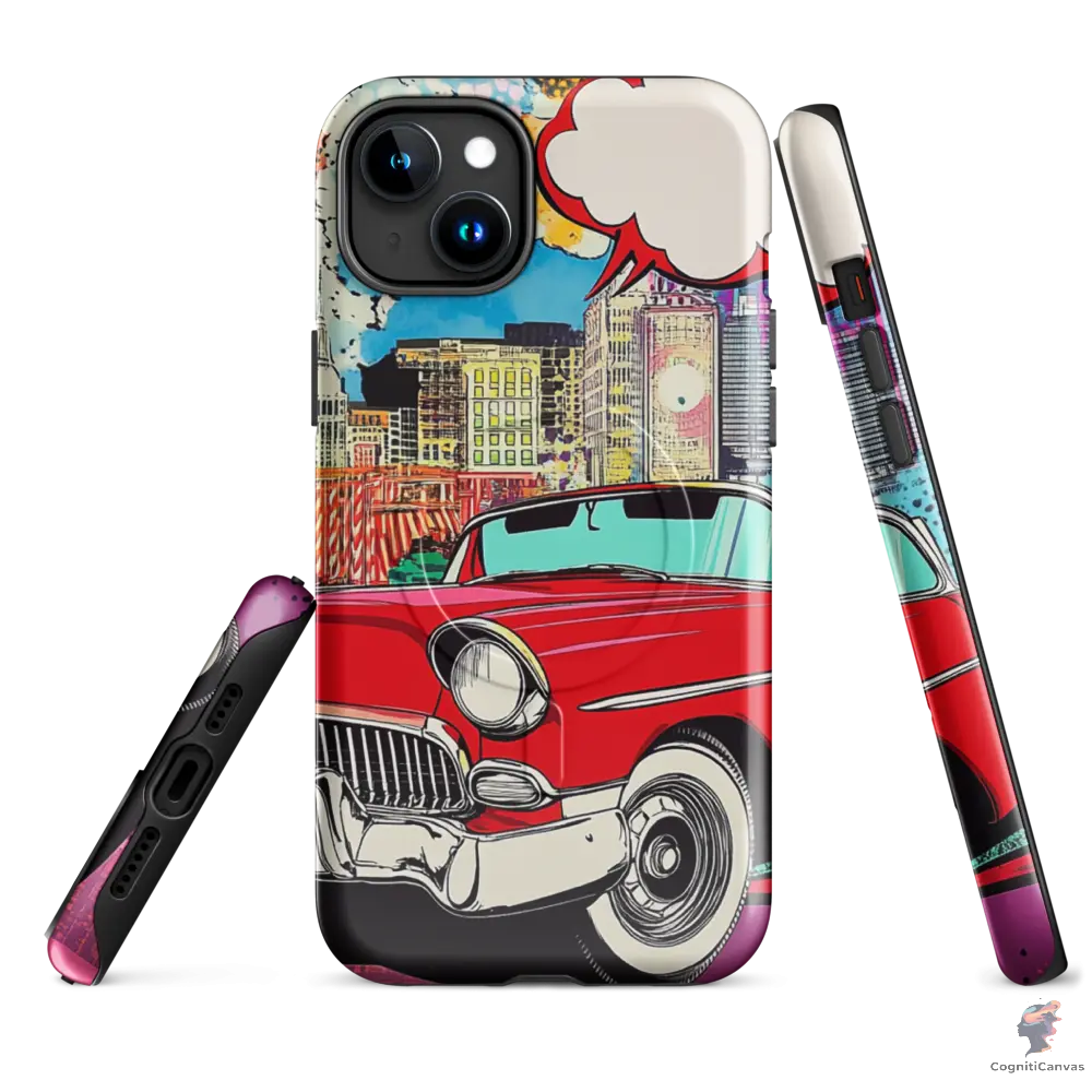 Pop Machine – The City Runs on Style - MagSafe® tough case for iPhone® CognitiCanvas