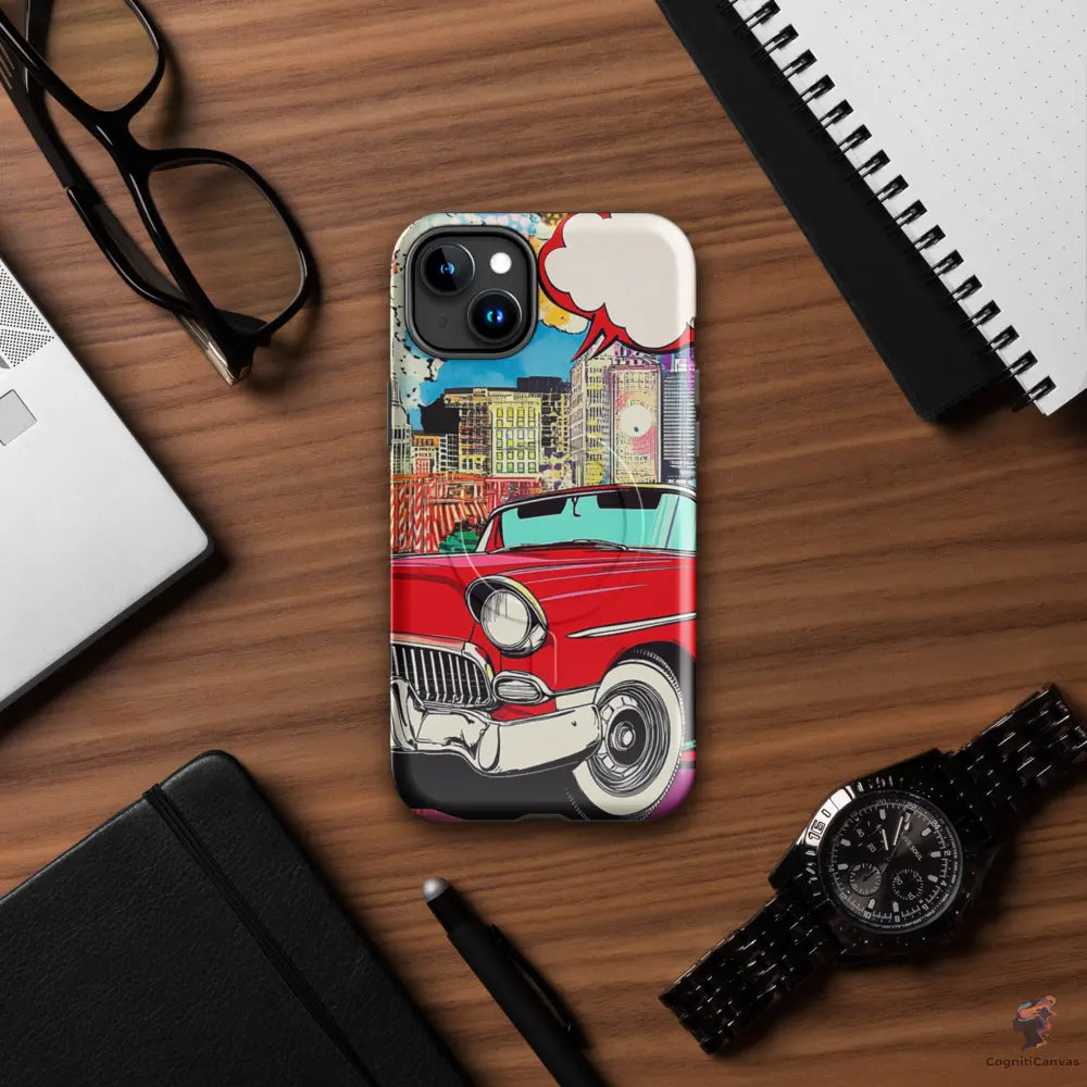 Pop Machine – The City Runs on Style - MagSafe® tough case for iPhone® CognitiCanvas