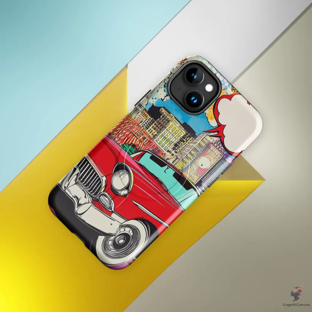 Pop Machine – The City Runs on Style - MagSafe® tough case for iPhone® CognitiCanvas