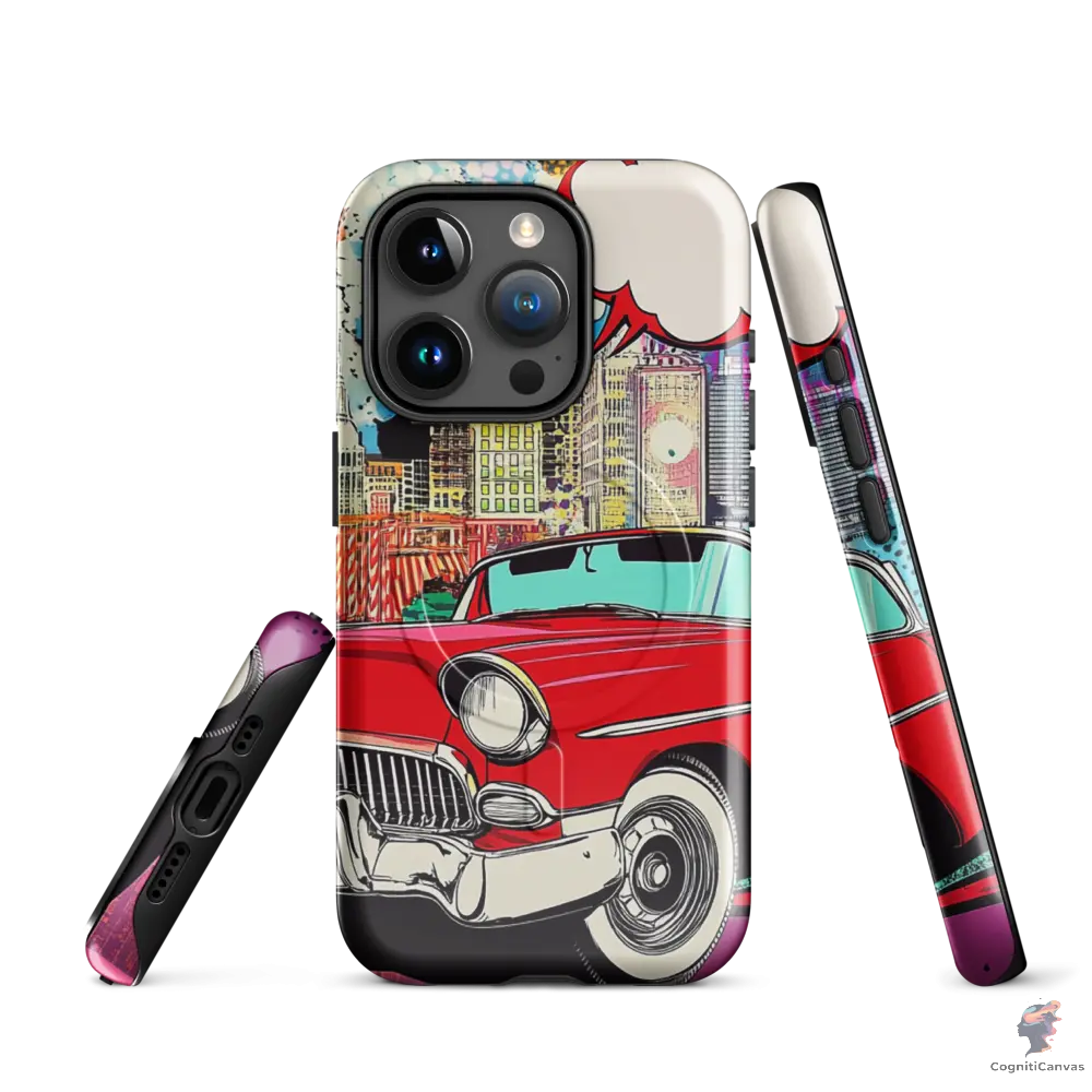 Pop Machine – The City Runs on Style - MagSafe® tough case for iPhone® CognitiCanvas