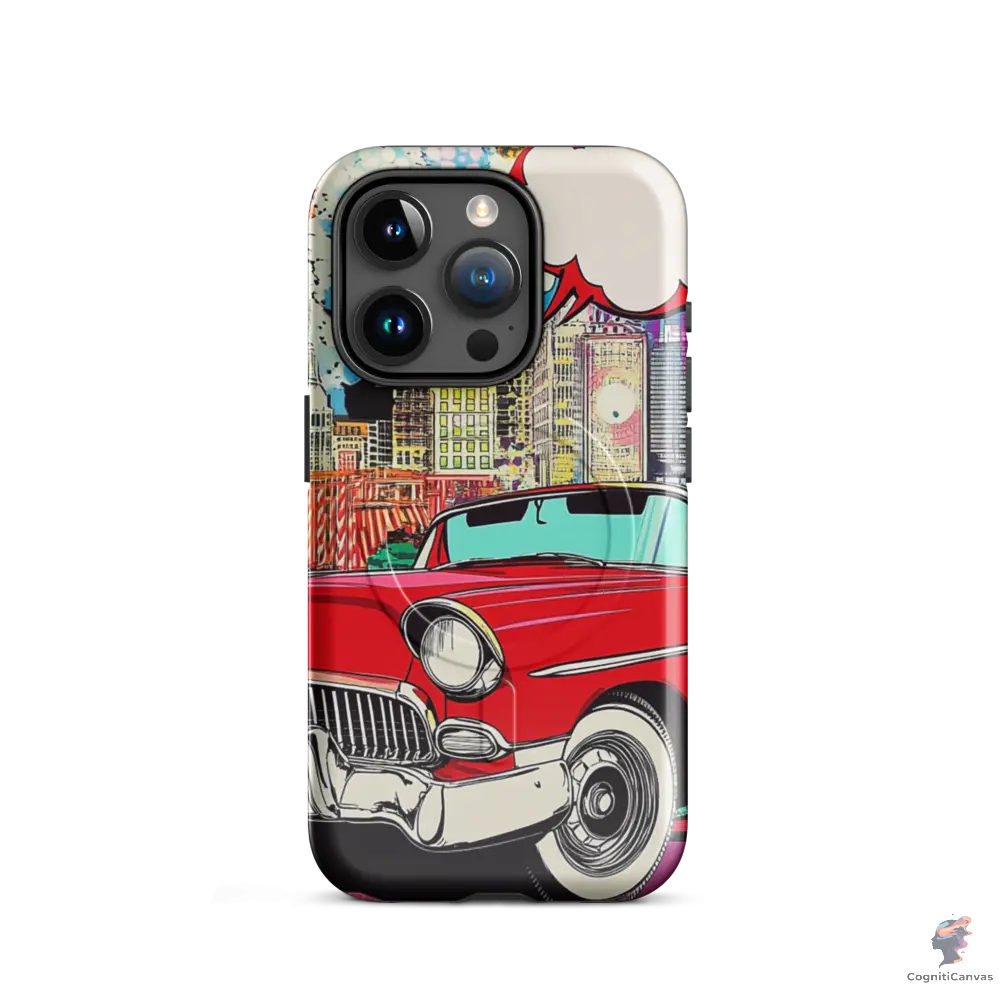 Pop Machine – The City Runs on Style - MagSafe® tough case for iPhone® CognitiCanvas