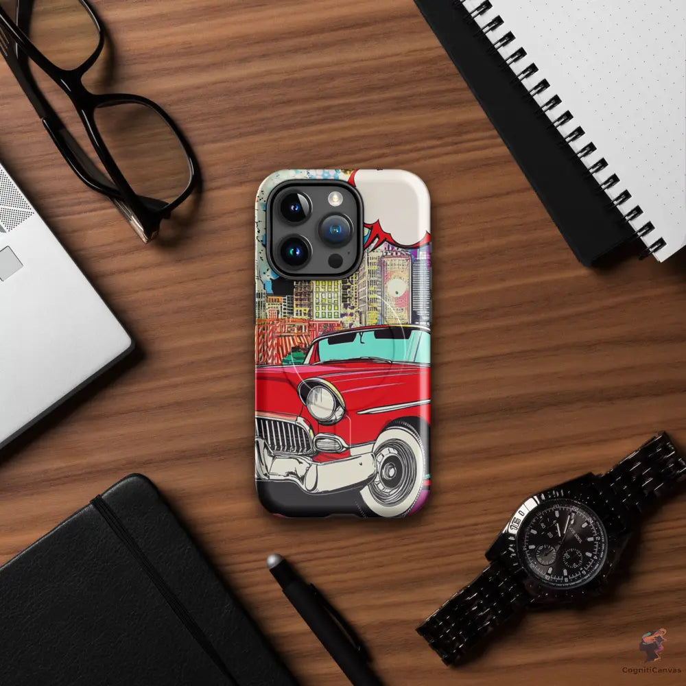 Pop Machine – The City Runs on Style - MagSafe® tough case for iPhone® CognitiCanvas