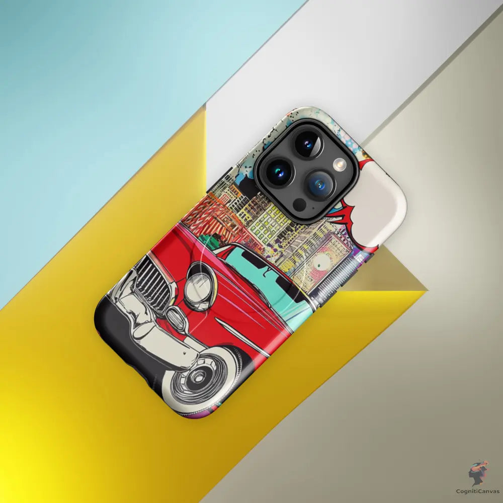 Pop Machine – The City Runs on Style - MagSafe® tough case for iPhone® CognitiCanvas