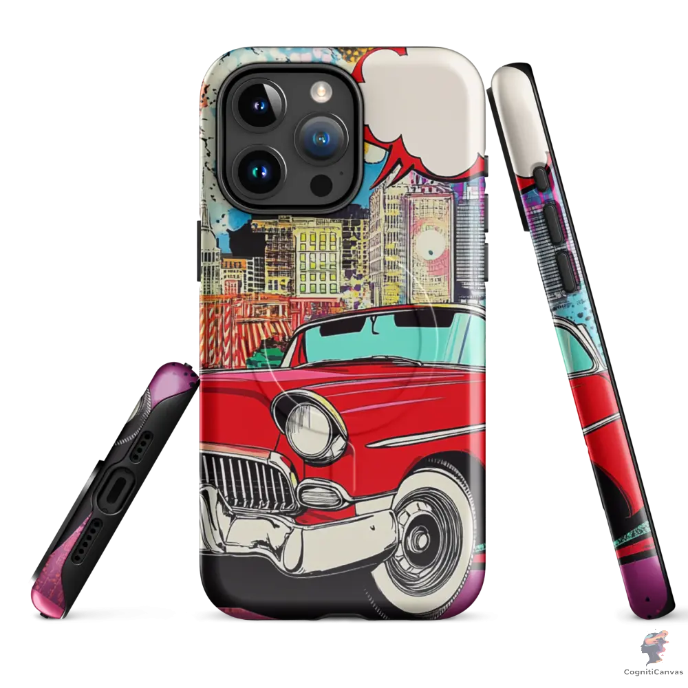 Pop Machine – The City Runs on Style - MagSafe® tough case for iPhone® CognitiCanvas