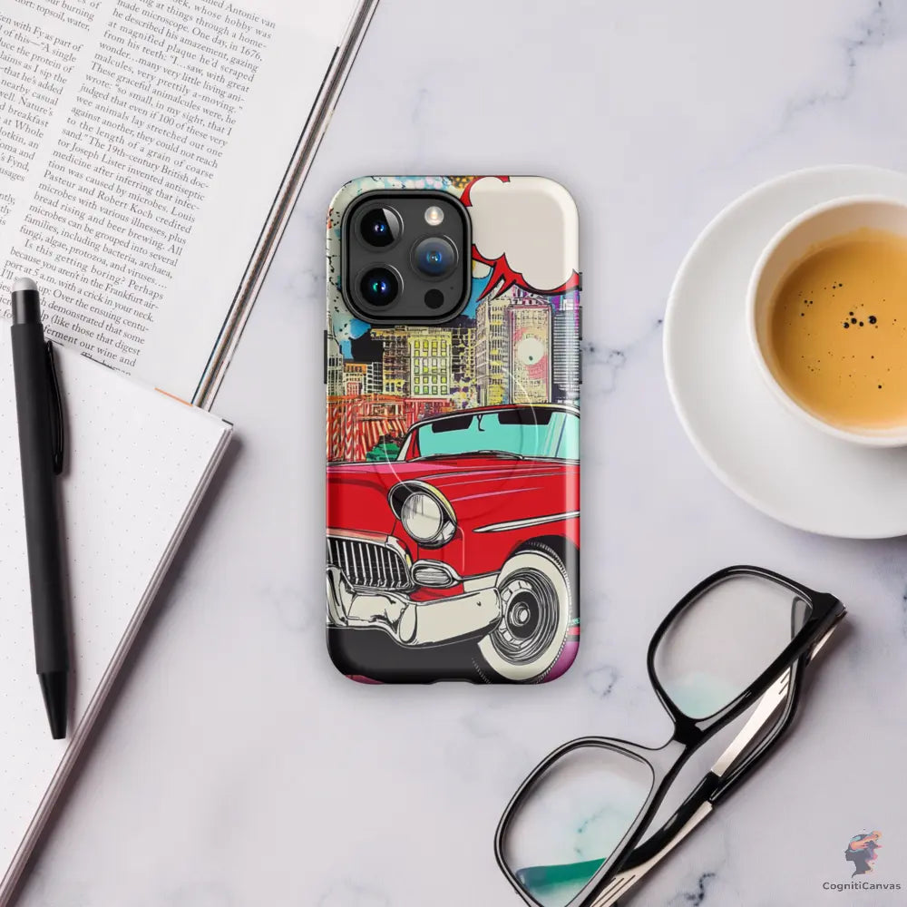 Pop Machine – The City Runs on Style - MagSafe® tough case for iPhone® CognitiCanvas