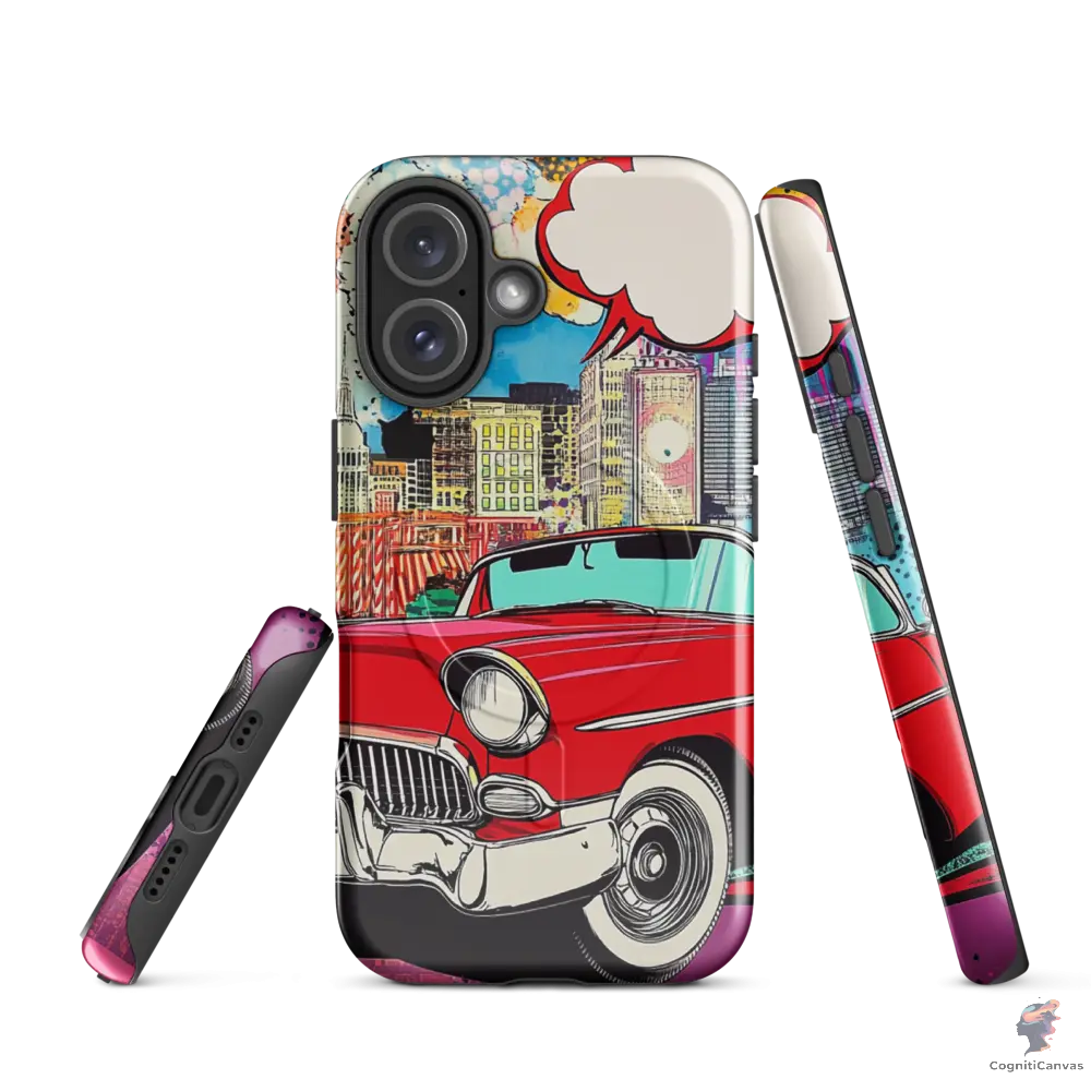 Pop Machine – The City Runs on Style - MagSafe® tough case for iPhone® CognitiCanvas