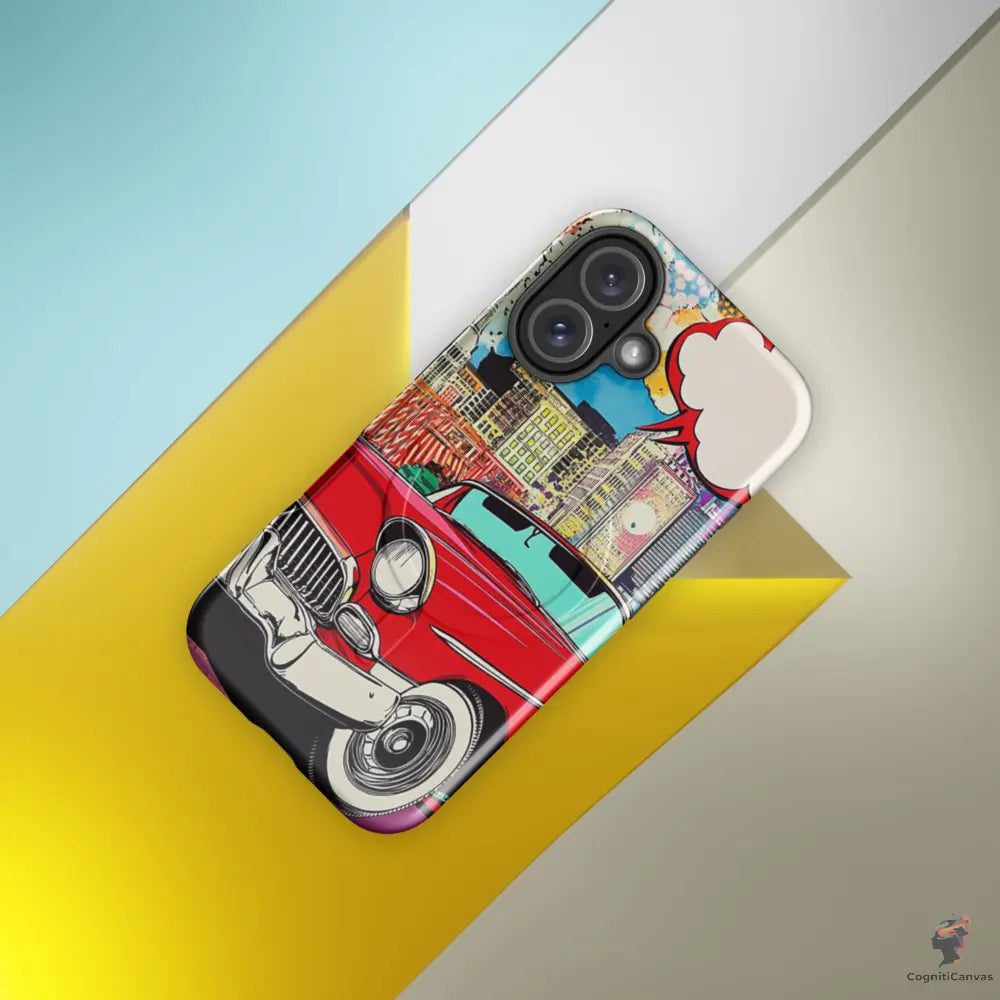 Pop Machine – The City Runs on Style - MagSafe® tough case for iPhone® CognitiCanvas
