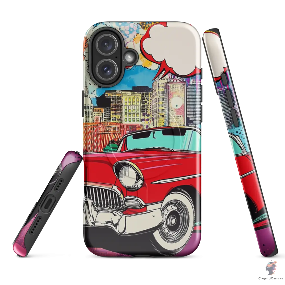 Pop Machine – The City Runs on Style - MagSafe® tough case for iPhone® CognitiCanvas