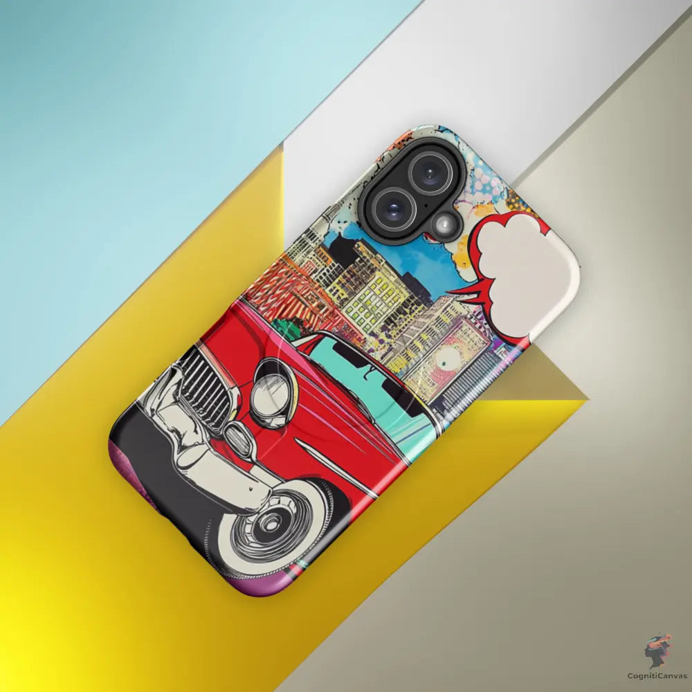 Pop Machine – The City Runs on Style - MagSafe® tough case for iPhone® CognitiCanvas
