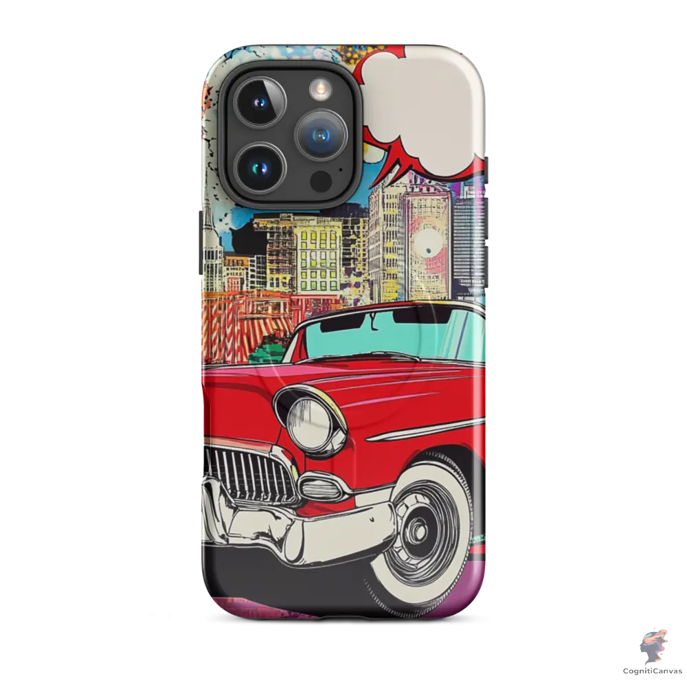 Pop Machine – The City Runs on Style - MagSafe® tough case for iPhone® CognitiCanvas
