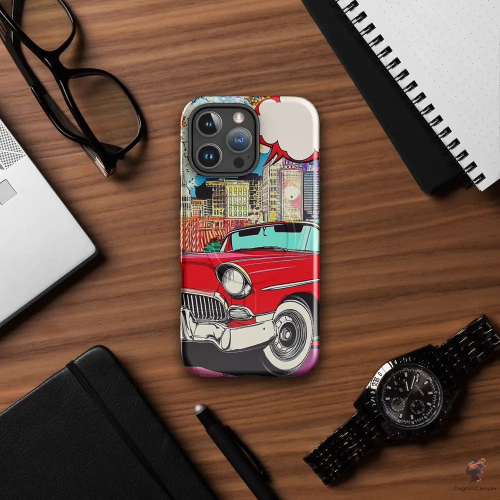 Pop Machine – The City Runs on Style - MagSafe® tough case for iPhone® CognitiCanvas